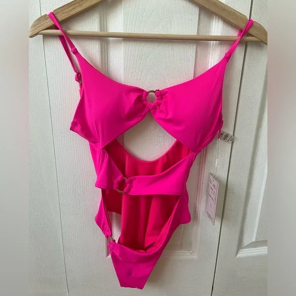 TiniBikini Swim Tinibikini One Piece Swimwear Hot Pink Bathing